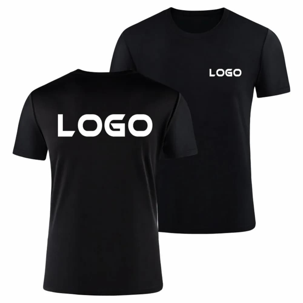 Men's and Women's Free Design Logo Round Neck T-shirt, 3D Printing Custom Logo Team Game, Sports, Leisure, Fitness Custom Top