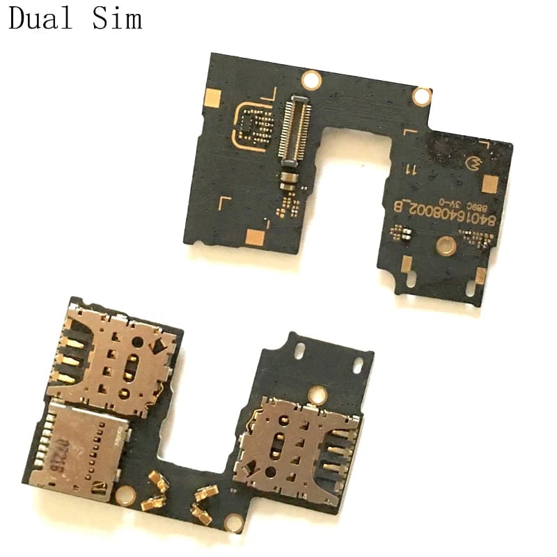 Per Motorola Moto G3 3rd XT1541 XT1540 XT1548 Dual SIM Card SD Memory Holder Slot Tray Reader Flex Cable Board con IC