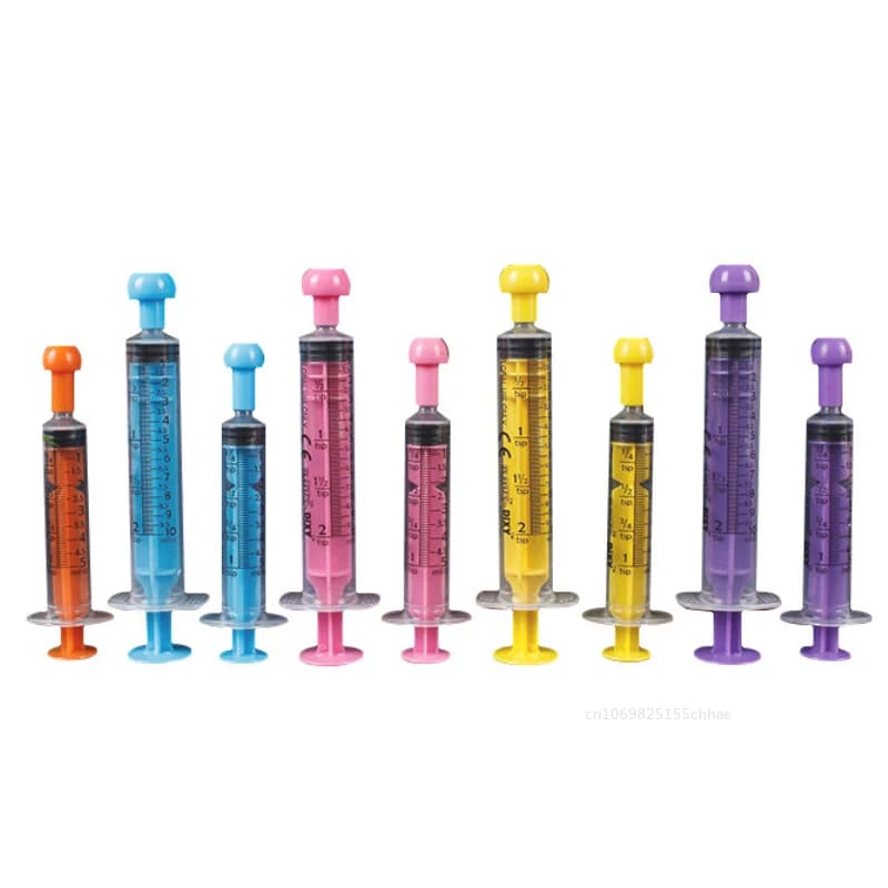 5/10ML mangiatoie usa e getta per animali domestici siringa per piccoli animali specifiche siringa in plastica per cani gatto, erogazione di liquidi 1 pz