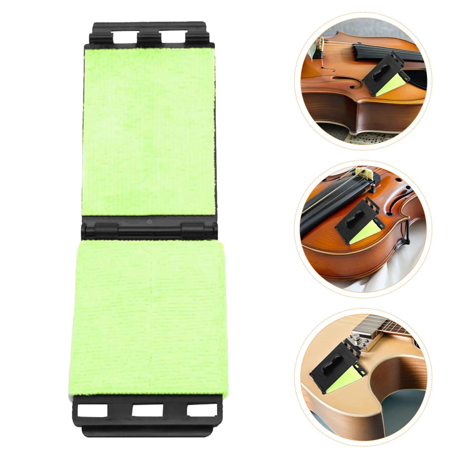 Kit di Pulizia per Chitarra 4 Pezzi, Strumento Multifunzionale per la Manutenzione di Chitarre, Violini, Bassi e Ukulele