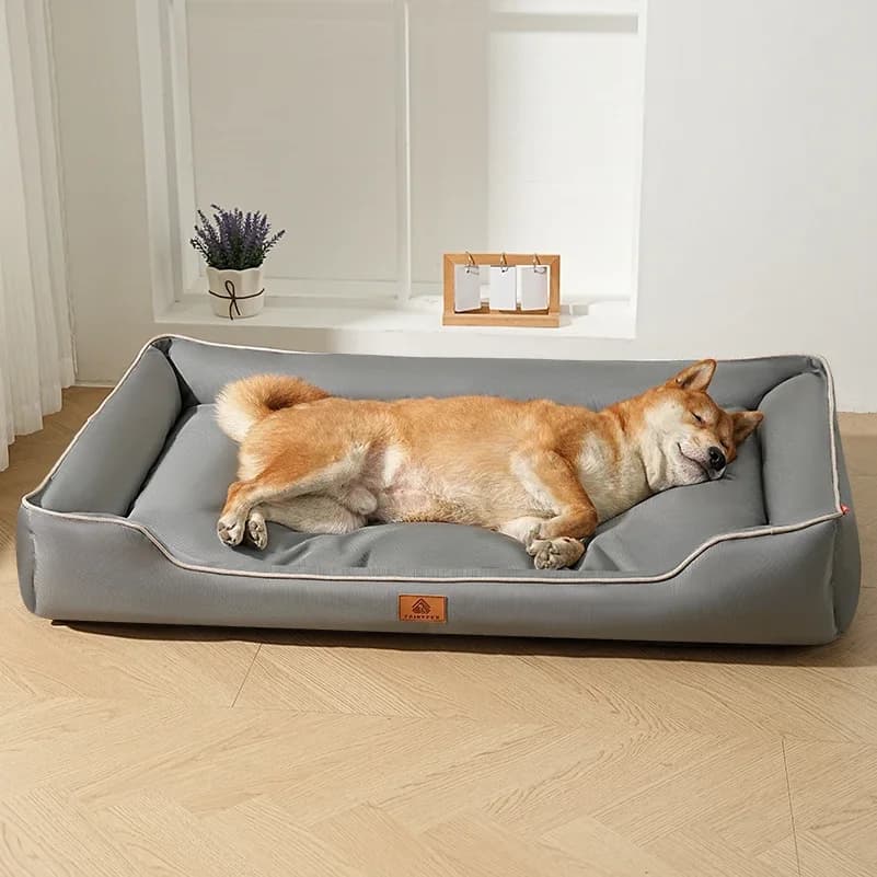 Dog Bed for Large Dogs - Extra Thick Supportive Dog Couch Bed, Pet Beds Sofa with Waterproof Washable Cover & Non-Slip Bottom