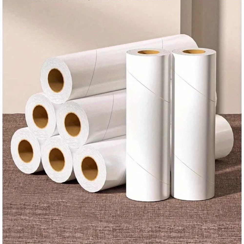 2pcs -120 Sheets Flocked Lint Roller Refills, 3.94in/6.3in/9.45in Wide Floor Carpet Cleaning Roller Refills, For Pet Hair