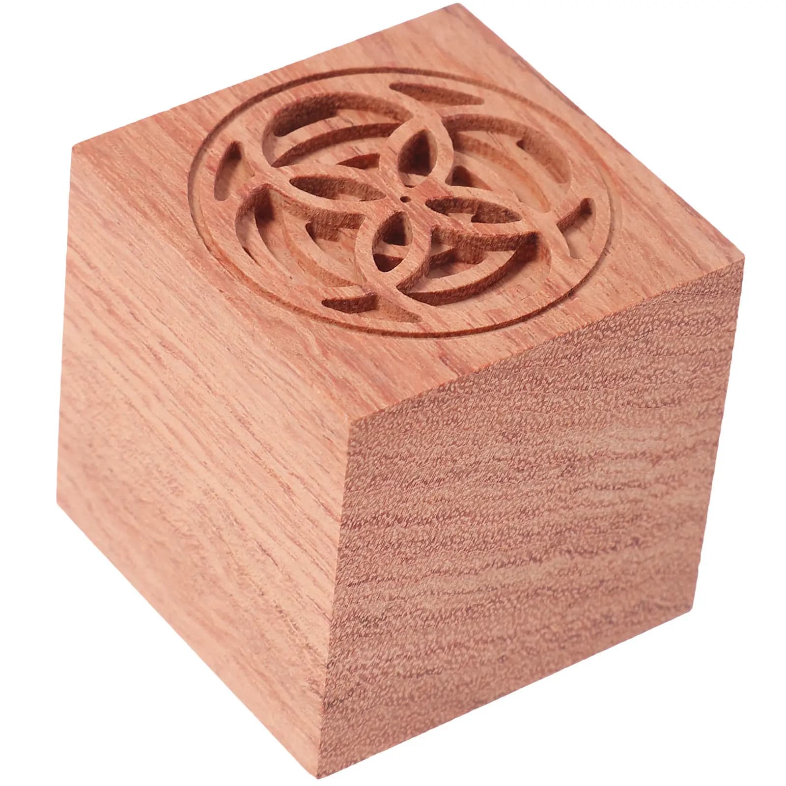Diffusore di Oli Essenziali in Legno, Cubo Aromaterapico per Veicoli, Uffici e Studi, Atmosfera Tranquilla, Decorazione in Legno per Aromi