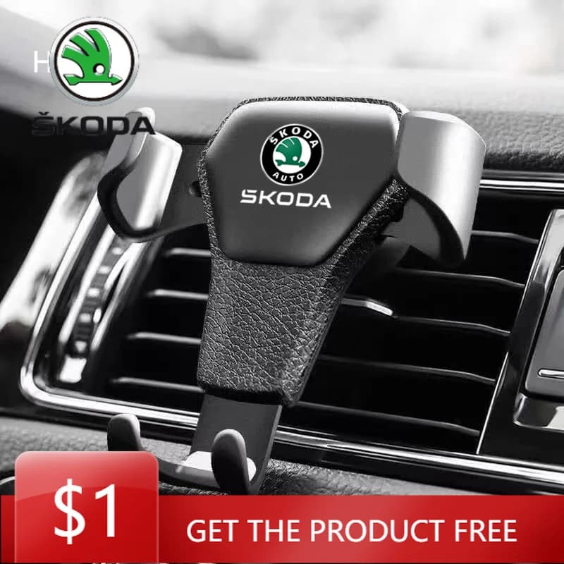 Car Sticker Rotatable Car Phone Holder Universal Cell Phone Stands Car For Skoda Fabia Rapid Kodiaq Octavia Laura Superb 1 2 3 4