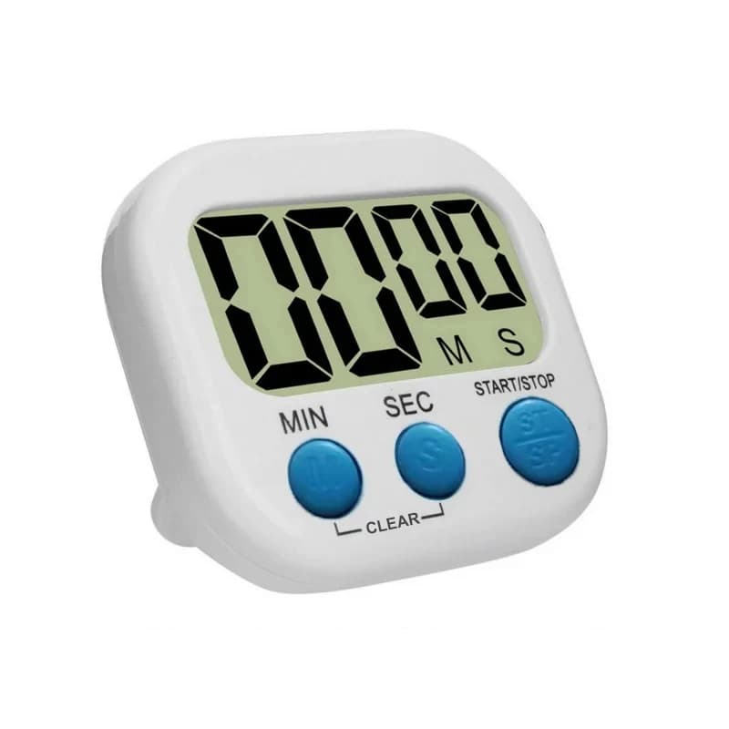 1PC Digital Kitchen Timer LCD Magnetic Cooking Large Countdown Transparent Strong Alarm Stonego Home Kitchen Accessories