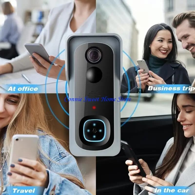 LXAF Video a 2 Campanello per campanelli sicurezza per rilevamento umano