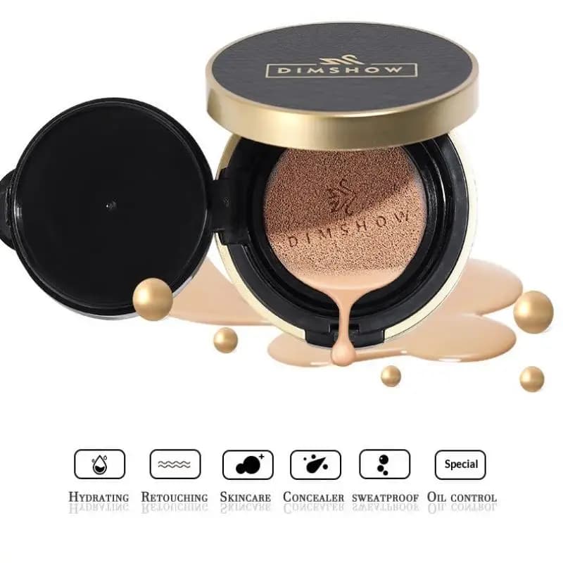 nteDIMSHOW Concealer Air Cushion BB Cream Light and Moisturizing Insulating Cream Liquid foundation Natural makeup】