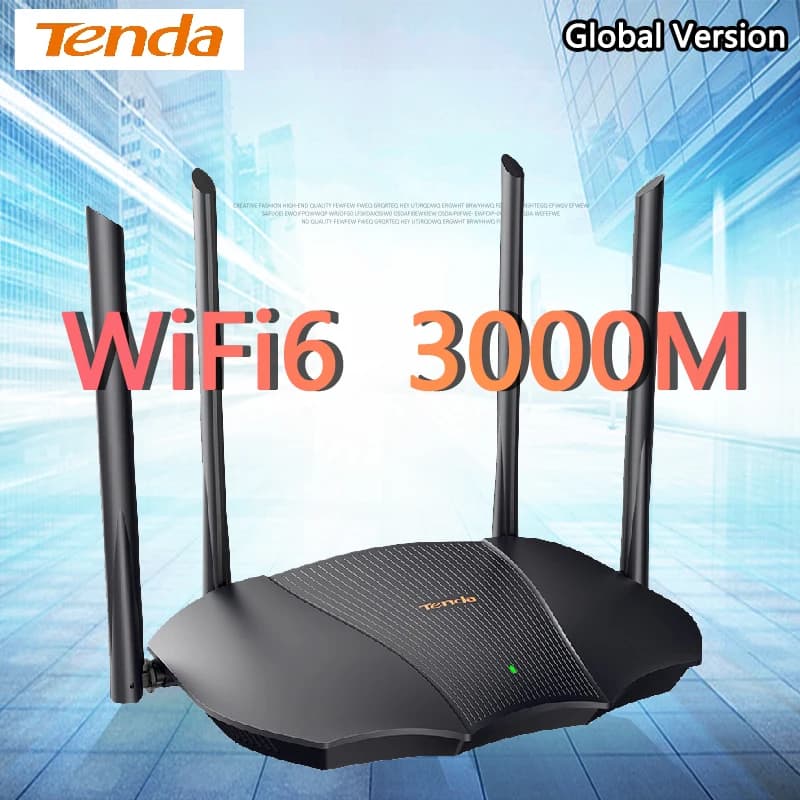 Tenda Originale AX12 Dual Band MESH Gigabit Wi-Fi 6 Router Home Wifi Amplificatore di Segnale AX3000M 5G WiFi Versione Globale