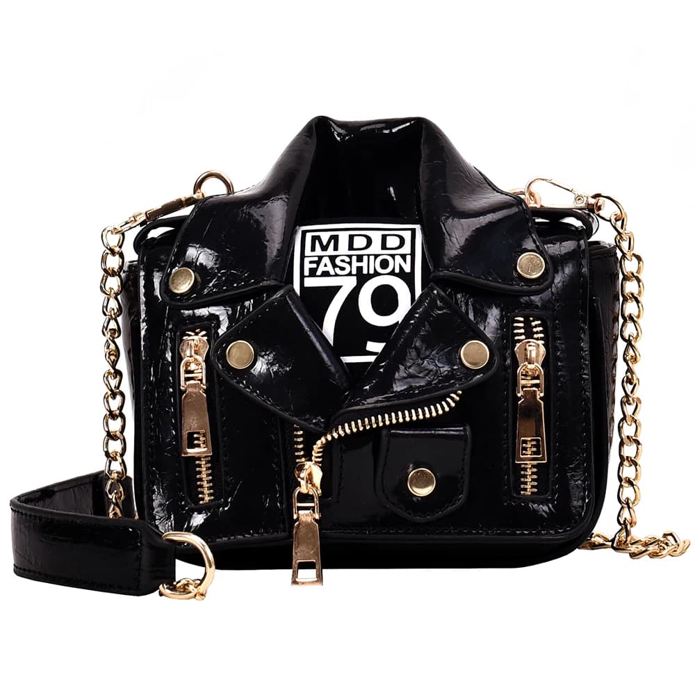 Women's Shoulder Bags Chain Shoulder Bags Motorcycle Shoulder Bags for Girl's Bag