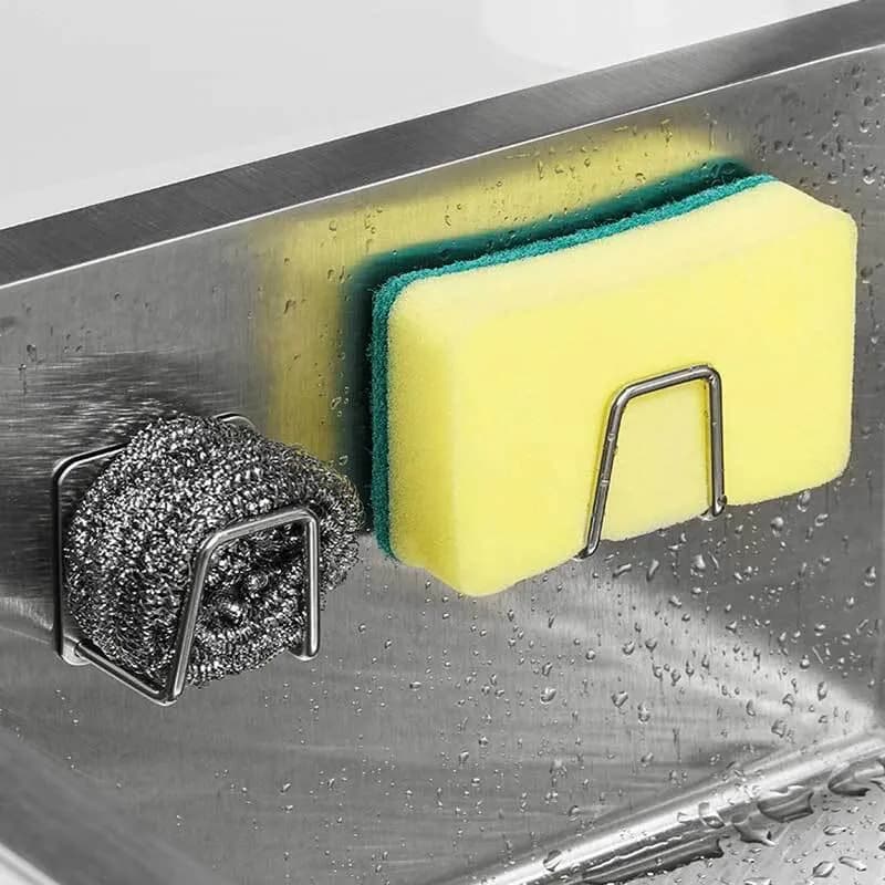 1pc lavello portaspugna per cucina scorrevole in acciaio inox per uso domestico canale dell'acqua strofinaccio Rack di stoccaggio straccio