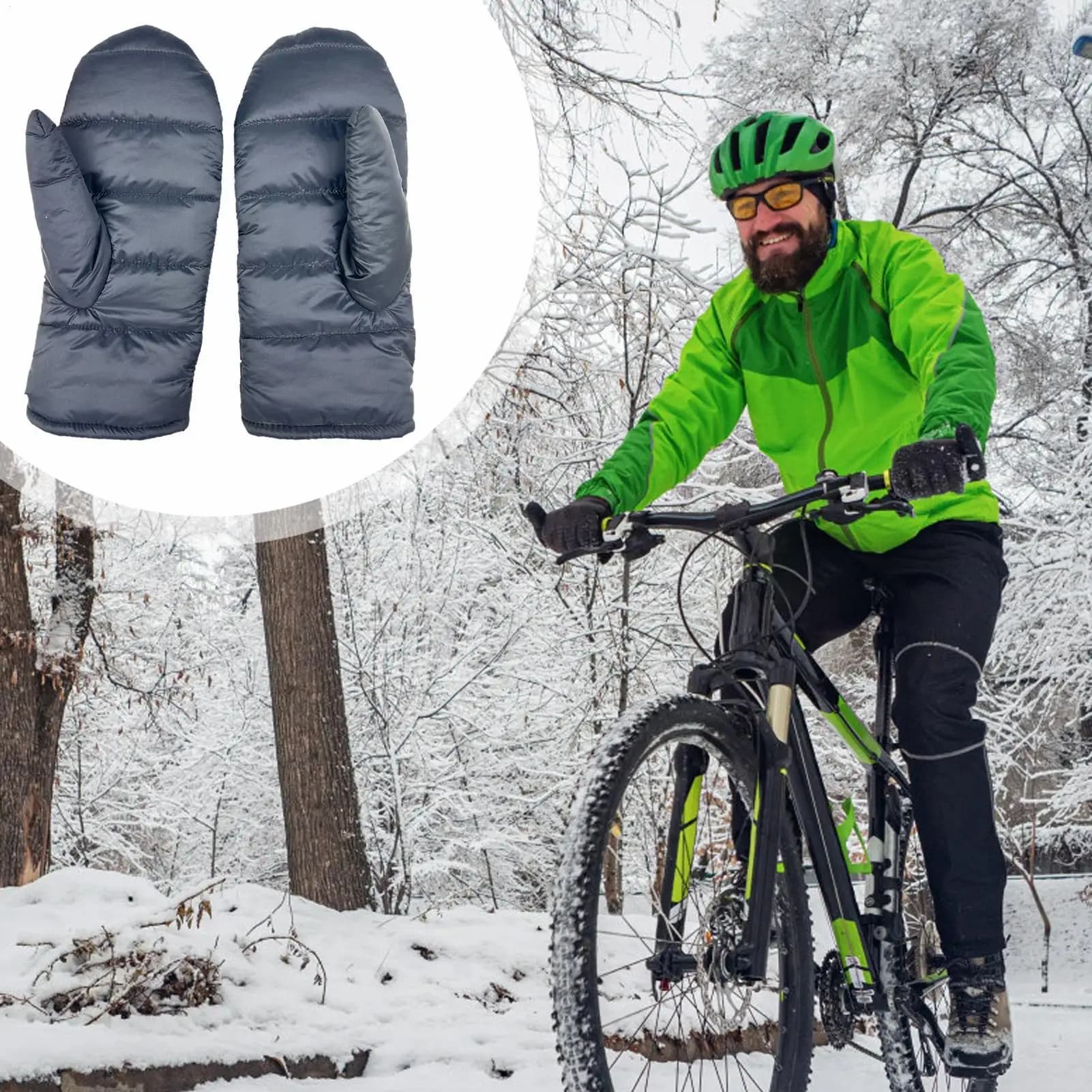 2025 Winter Snow Gloves Windproof 1 pair Women's Gloves with Hot Blow For Cold Season Students' Gloves Cycling