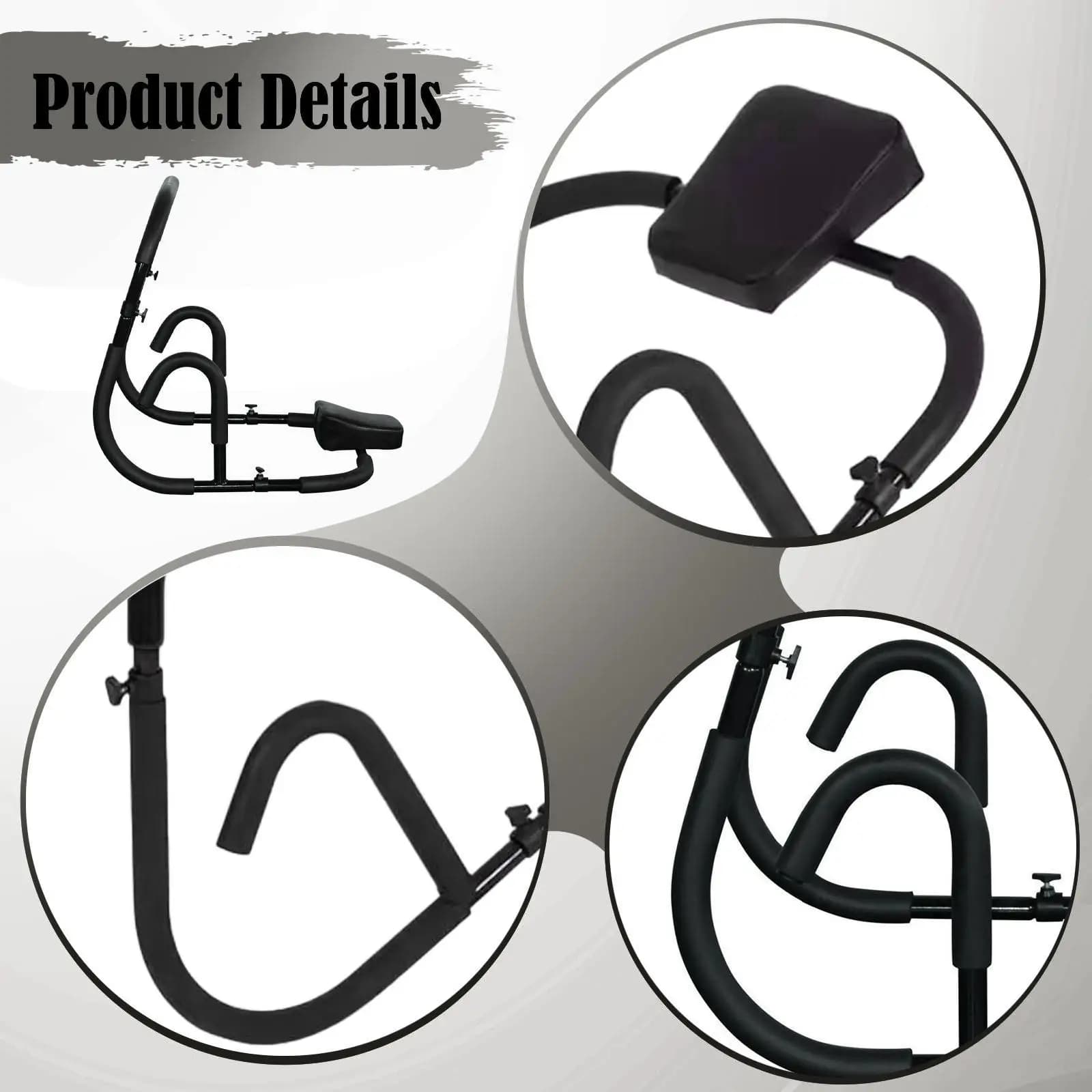 Abdominal Fitness Equipment Metal Ab Cruncher Exercise Machine for Home Sports Device for Stomach Training
