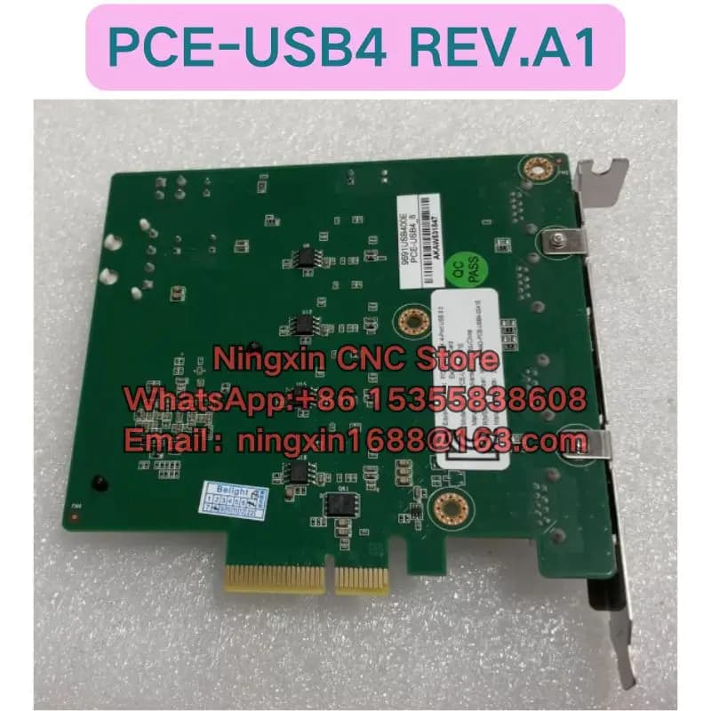 Scheda di acquisizione USB3.0 PCE-USB4 REV.A1 di seconda mano Test funzionale OK Consegna veloce