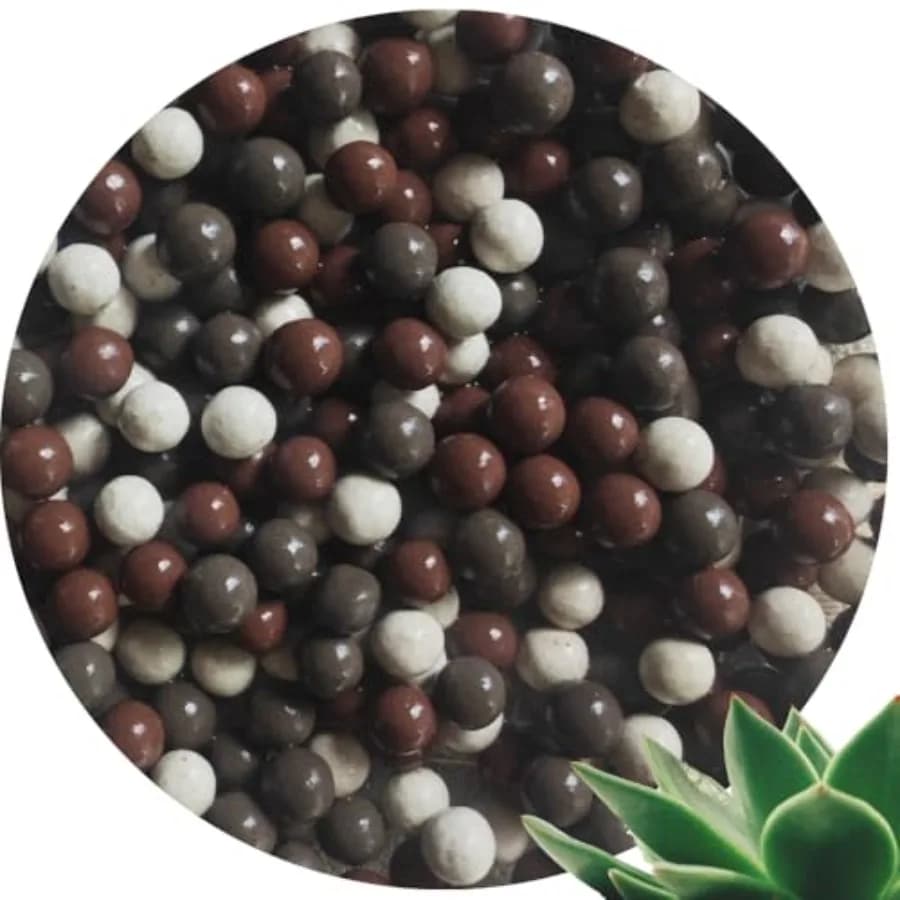 Clay Pebbles for Plants 8-10mm - No Soil Splash Multi-Purpose Drainage Rocks for Potted Plants, Aquariums and Hydroponics Perfe