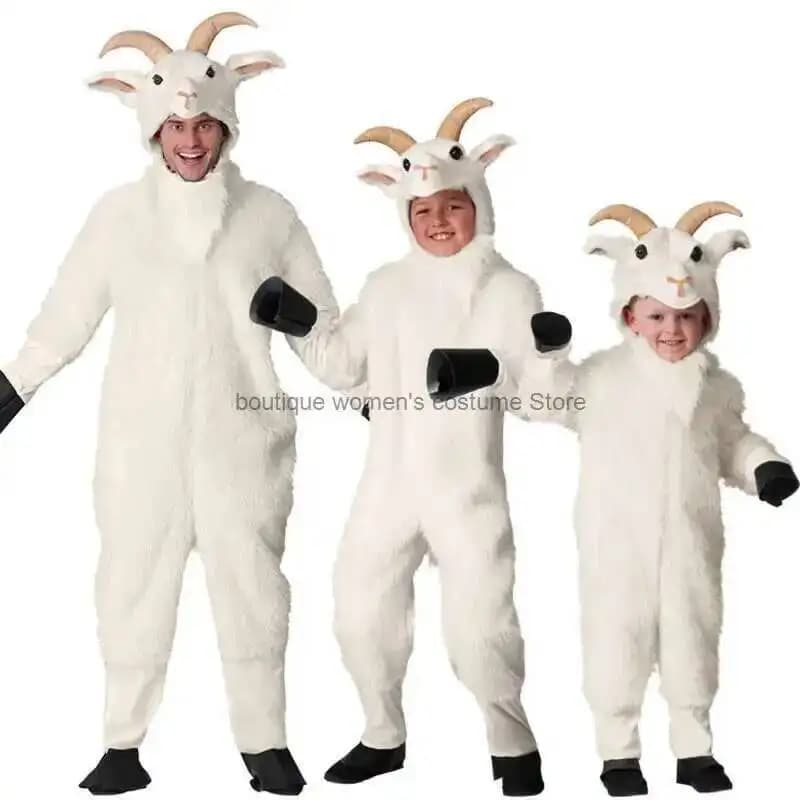 Children's Goat Cosplay theatrical show Halloween Cosplay Animals for Kids Adults Wild goat Costume sheep costume