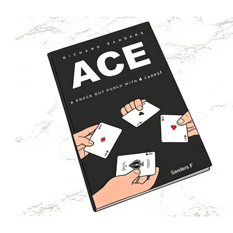 ACE di Richard Sanders: Trucchi di Magia con le Carte, Accessori per Maghi, Illusioni da Vicino, Gimmicks + Video Tutorial, Trucchi di Magia da Strada per Principianti