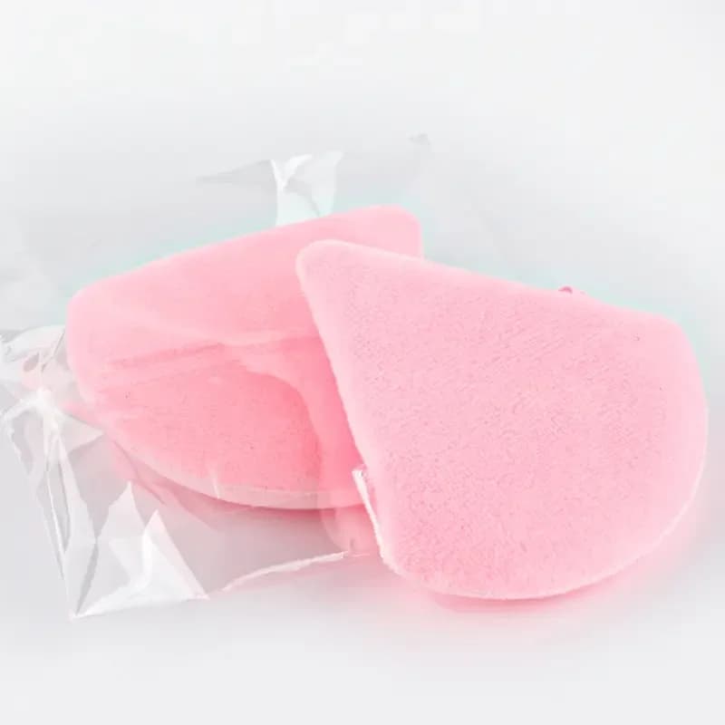 1/2/3/6 Pezzi Mini Spugnette Triangolari in Velluto Riutilizzabili e Lavabili, Applicatori Cosmetici per Fondotinta, Accessori per il Trucco
