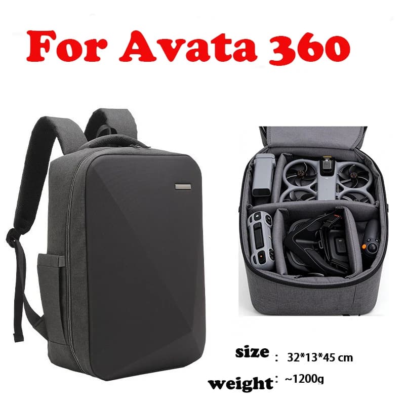 Rigid transport bag for DJI Avata 360, DJI drone housing N3 and flying glasses, shoulder bag for Avata 360