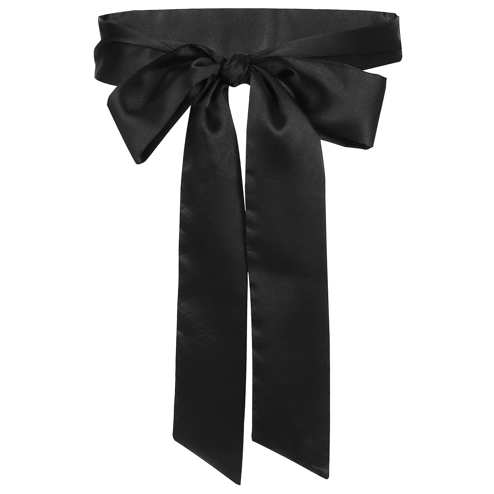 Cintura Nera con Lacci da Donna, Cinture per Vestito, Cinture per Abito da Sposa, Cinture Formali, Cinture per Abiti Premaman