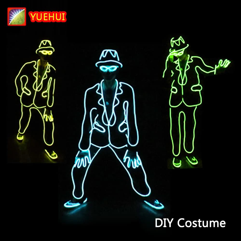 LED Light Strips theatrical show Fluorescent Light bar Shows Concert Imitation Clothing LED Strips DIY-Type Cold LED Robot
