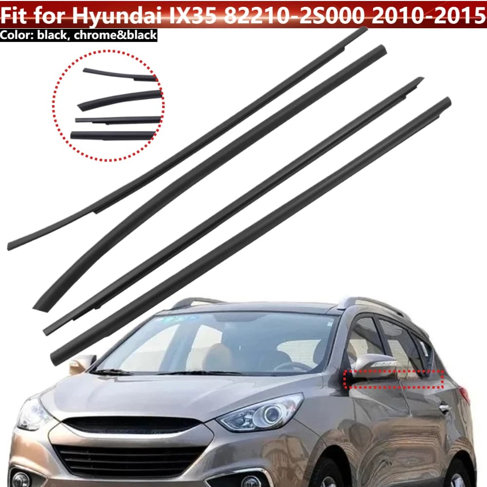 Guarnizione in gomma per finestrini, guarnizione di tenuta, modanatura per Hyundai IX35 82210-2S000 2010-2015