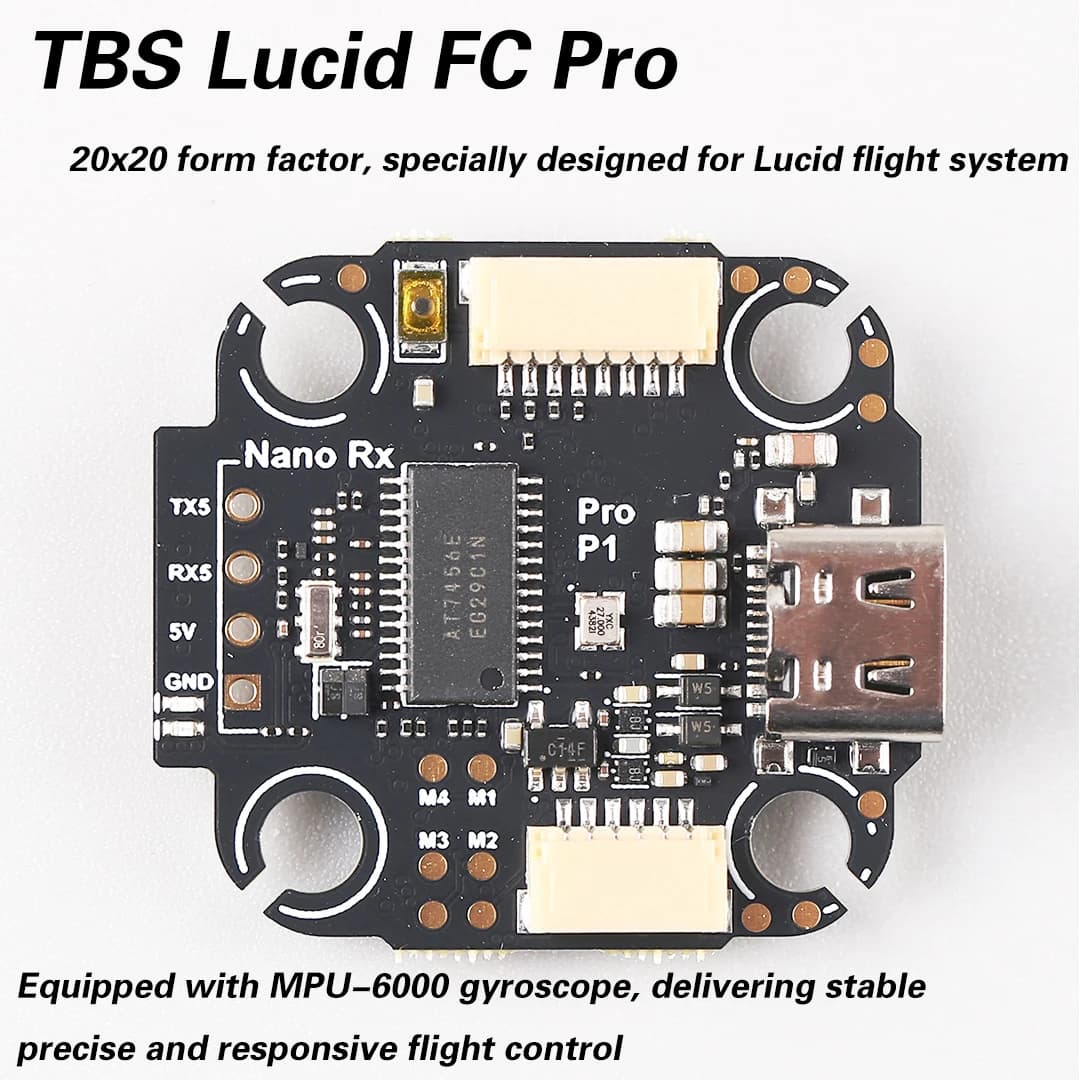 TBS Lucid FC pro Stack Compact Frame for FPV Multirotor Drone - Compact Size