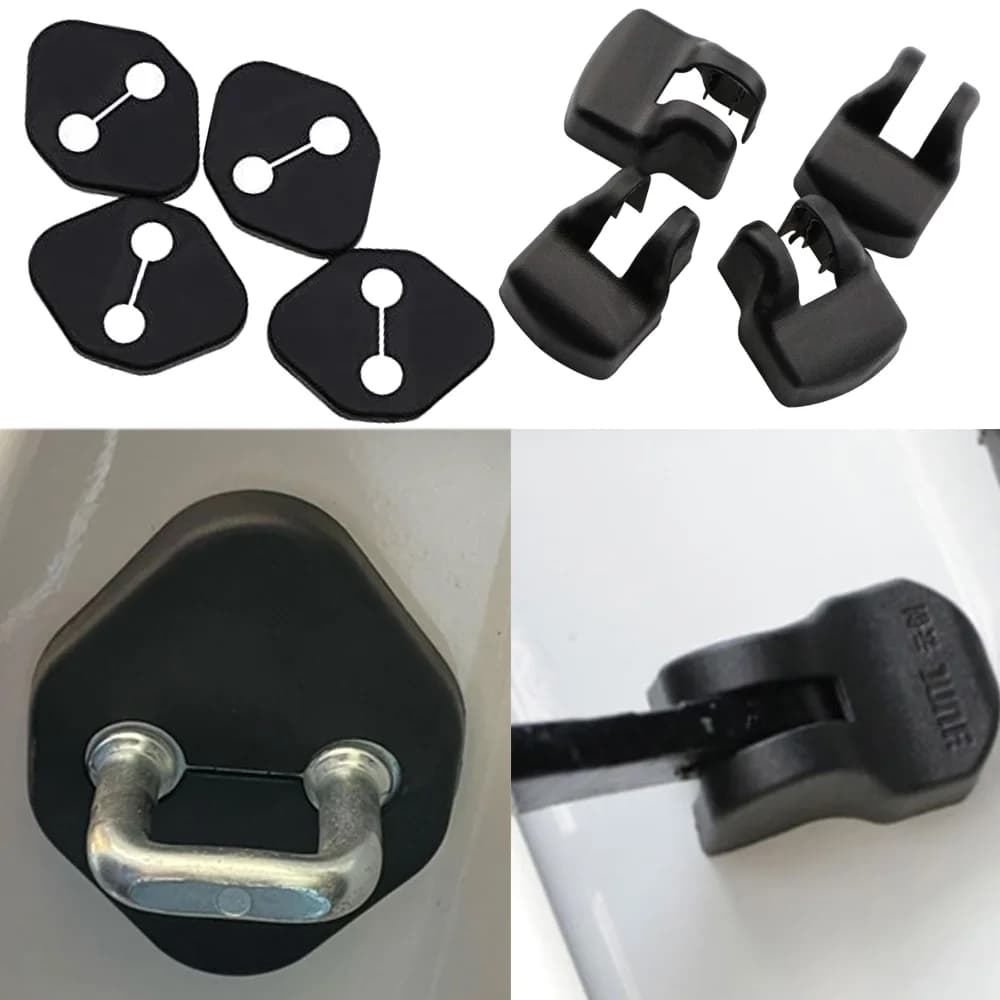 8 pezzi di copertura della serratura della portiera dell'auto per Toyota Corolla Prius RAV4 Camry Reiz Venza Highlander Prado porta fermaporta limitatore copertura protettiva