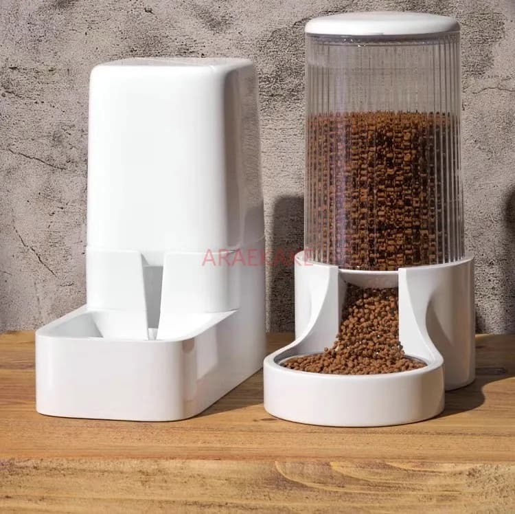Ciotola per gatti, ciotola per cani, ciotola per cibo per gatti, mangiatoia automatica per cibo per gatti, distributore d'acqua integrato, ciotola per gatti, doppia ciotola per bere animali domestici