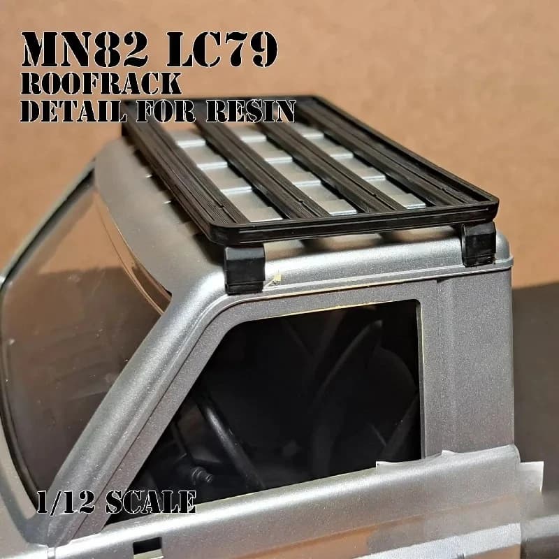 Kit di Conversione Portapacchi per Camion RC MN82 Scala 1/12 Toyota LC79, Accessorio di Aggiornamento e Parti Decorative