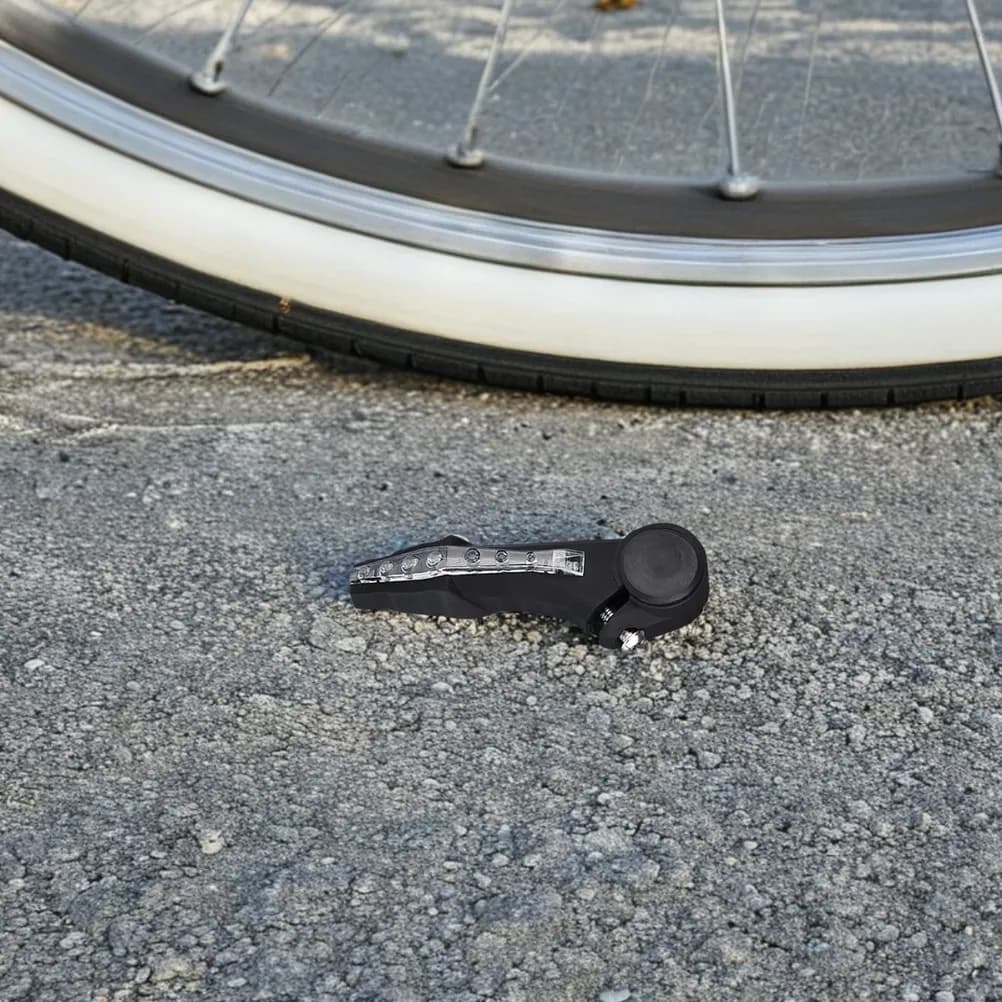 2 Paia di Luci per Bicicletta Notturna con Indicatori di Direzione, Lampada LED Impermeabile per Manubrio, Luci Sicure per Ciclismo con Segnali di Svolta