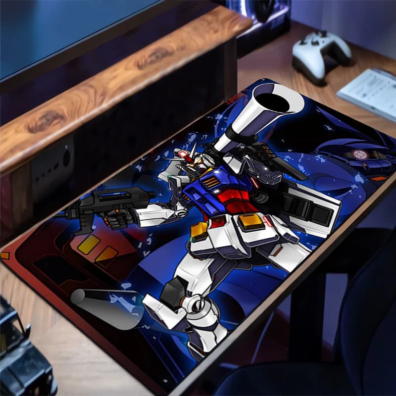 Tappetino per mouse Meccanico Warrior RX-78-2 Gundam HD Tappetino per scrivania Tappetino per mouse da scrivania antiscivolo Tappetino per mouse da gioco Tappetino per tastiera in gomma