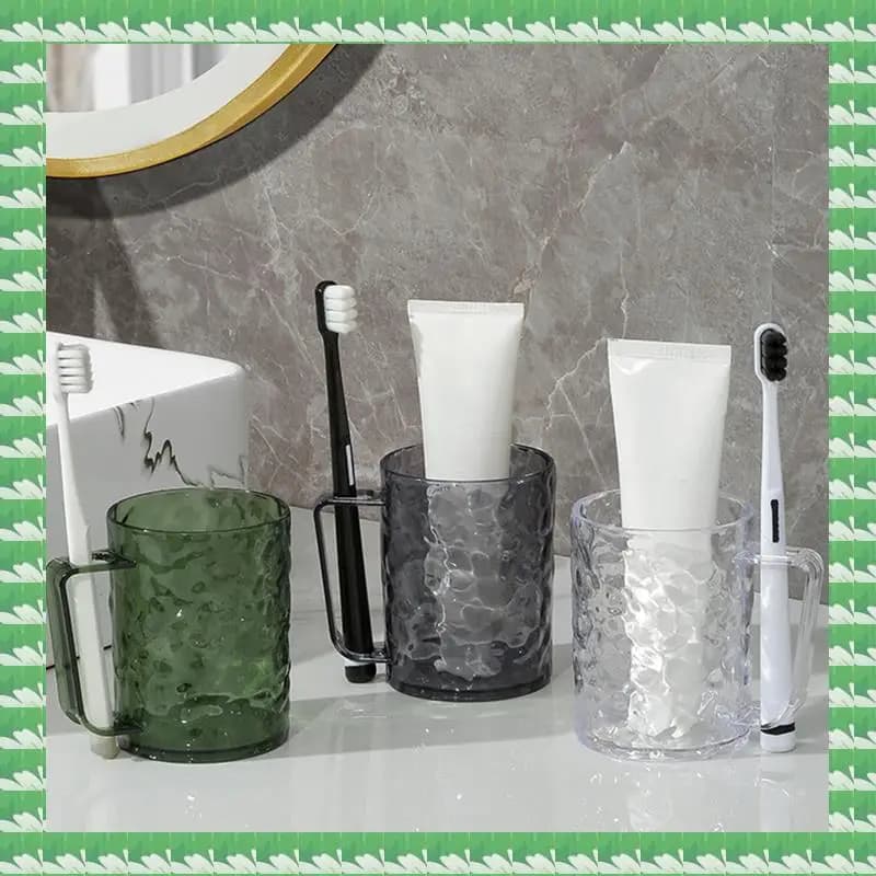 Organizer da bagno anticaduta con manico Tazza per spazzolino da bagno resistente all'usura A 1 PZ