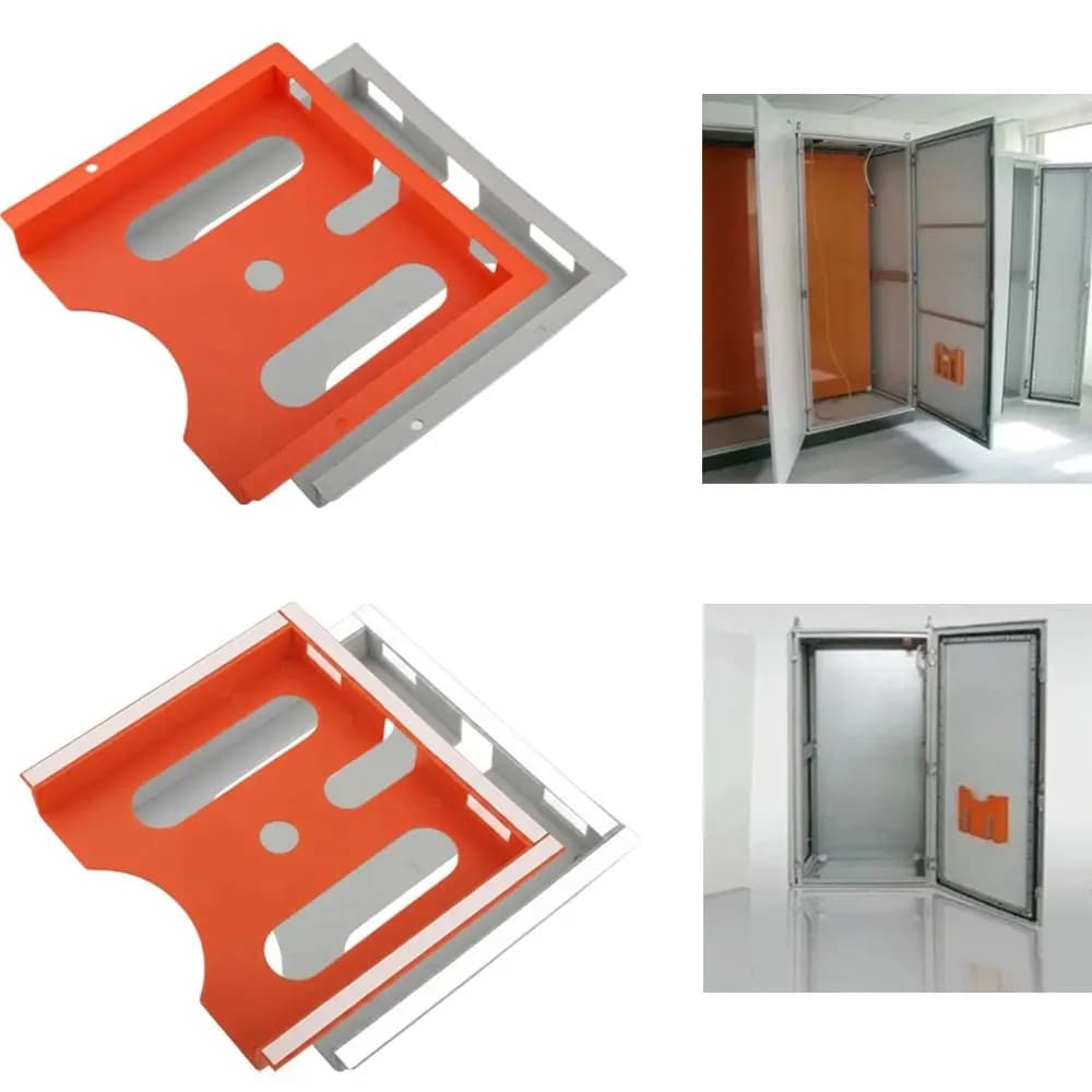 A4 Size Electrical Cabinet File Folder Orange Gray ABS Material Control Cabinet Document Holder Rittal Cabinet A4 File Clip