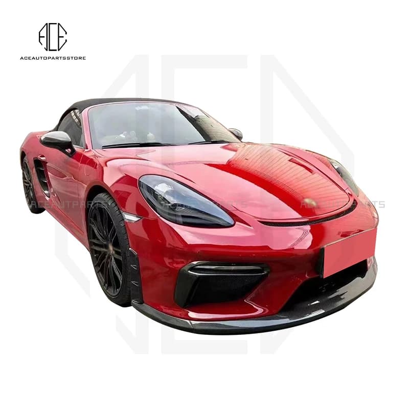 Front bumper FRP/carbon fiber for Porsche 718 Boxster Cayman Front diffuser Kit body shop Change style GT4