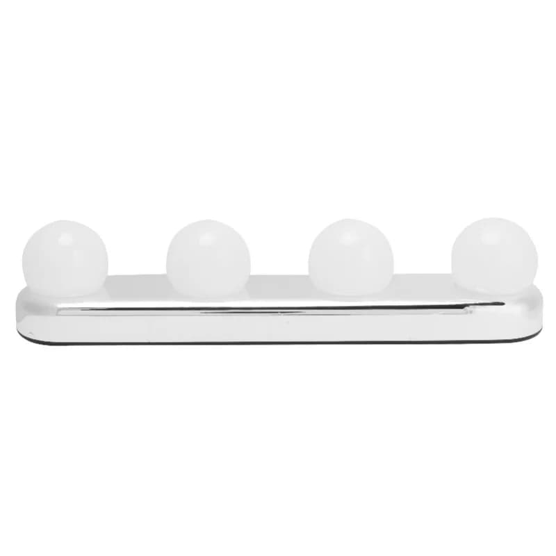 Kit di illuminazione a parete per tavolo da trucco con 4 LED, lampada da specchio per soggiorno e bagno