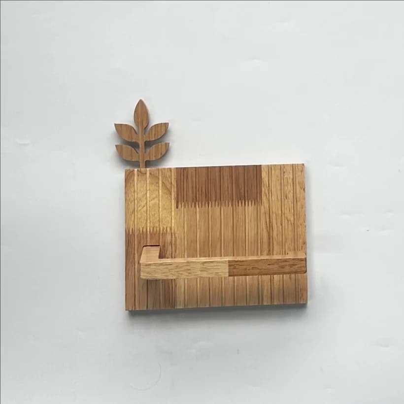 Porta asciugamani di carta da appendere a parete in legno, hardware per il bagno, porta asciugamani di carta, decorazione, portarotolo di carta igienica da cucina