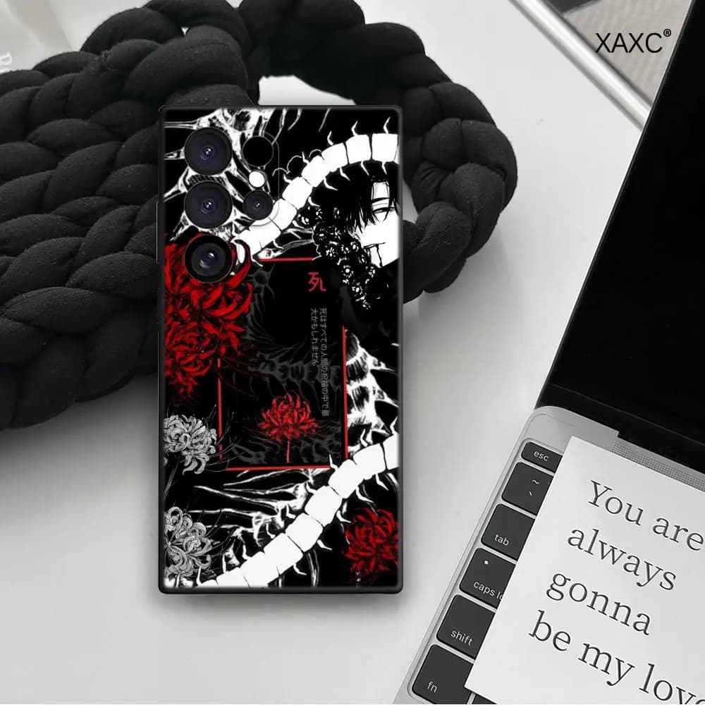 New Cool T-Tokyo Ghoul Anime Phone Case For Samsung Galaxy A17 16 A15 4G 5G A14 A13 A57 A37 A27 A26 A55 35 53 24 34 Soft Shell