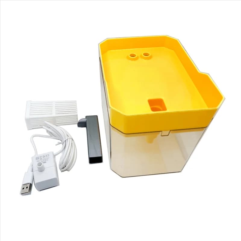 BYBS-Pet Fontanella intelligente per animali domestici, fontanella automatica per cani e gatti con ciclo automatico, ultra silenziosa, con presa USB, distributore d'acqua per cani e gatti