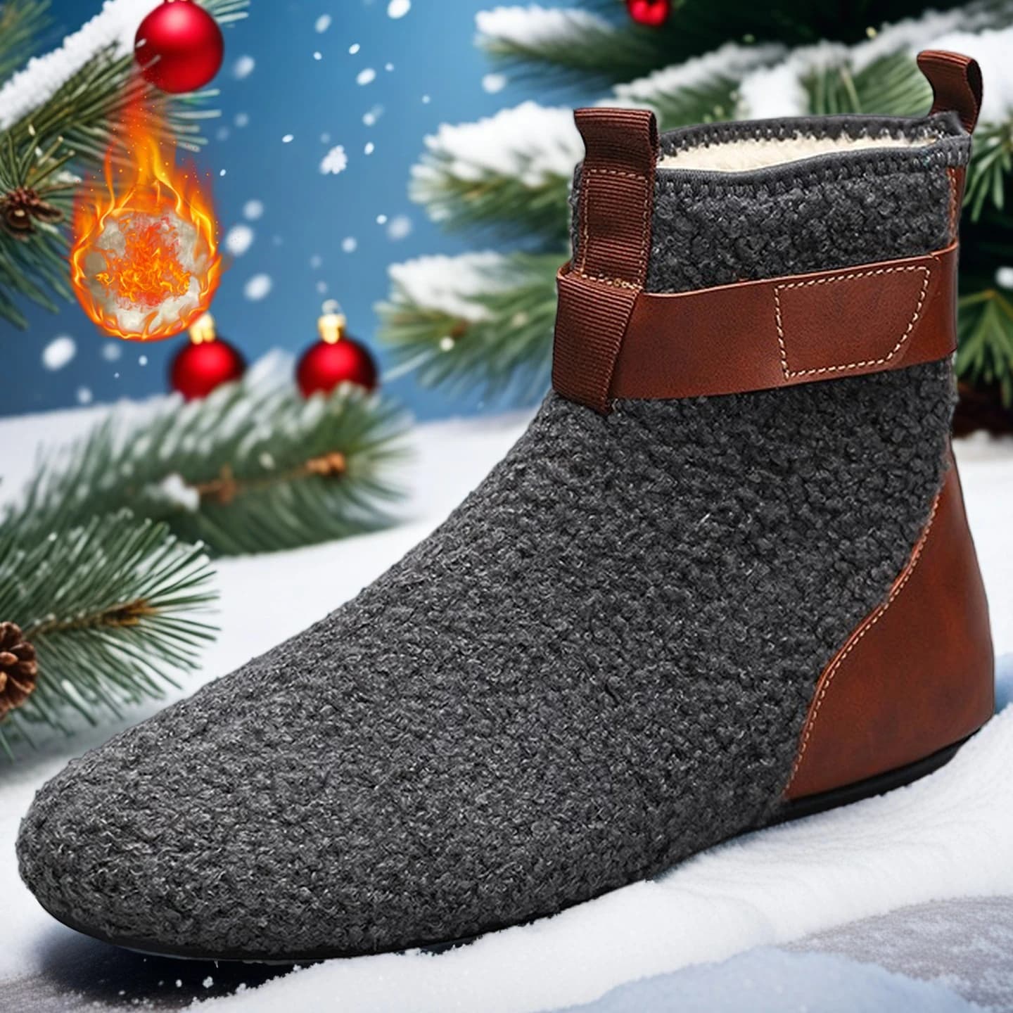 YRZL Scarpe da uomo Stivali da uomo Pantofole calde da uomo Appartamenti Pantofole in cotone casual con fondo morbido e sottile Comode pantofole da casa da uomo