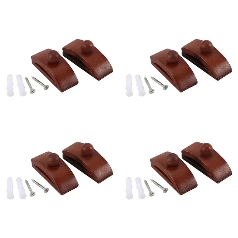 ABRE-Ganci per tappezzeria, ganci per trapunte da appendere a parete, morsetti per coperte, espositori per tappeti, clip da parete in legno, confezione da 8