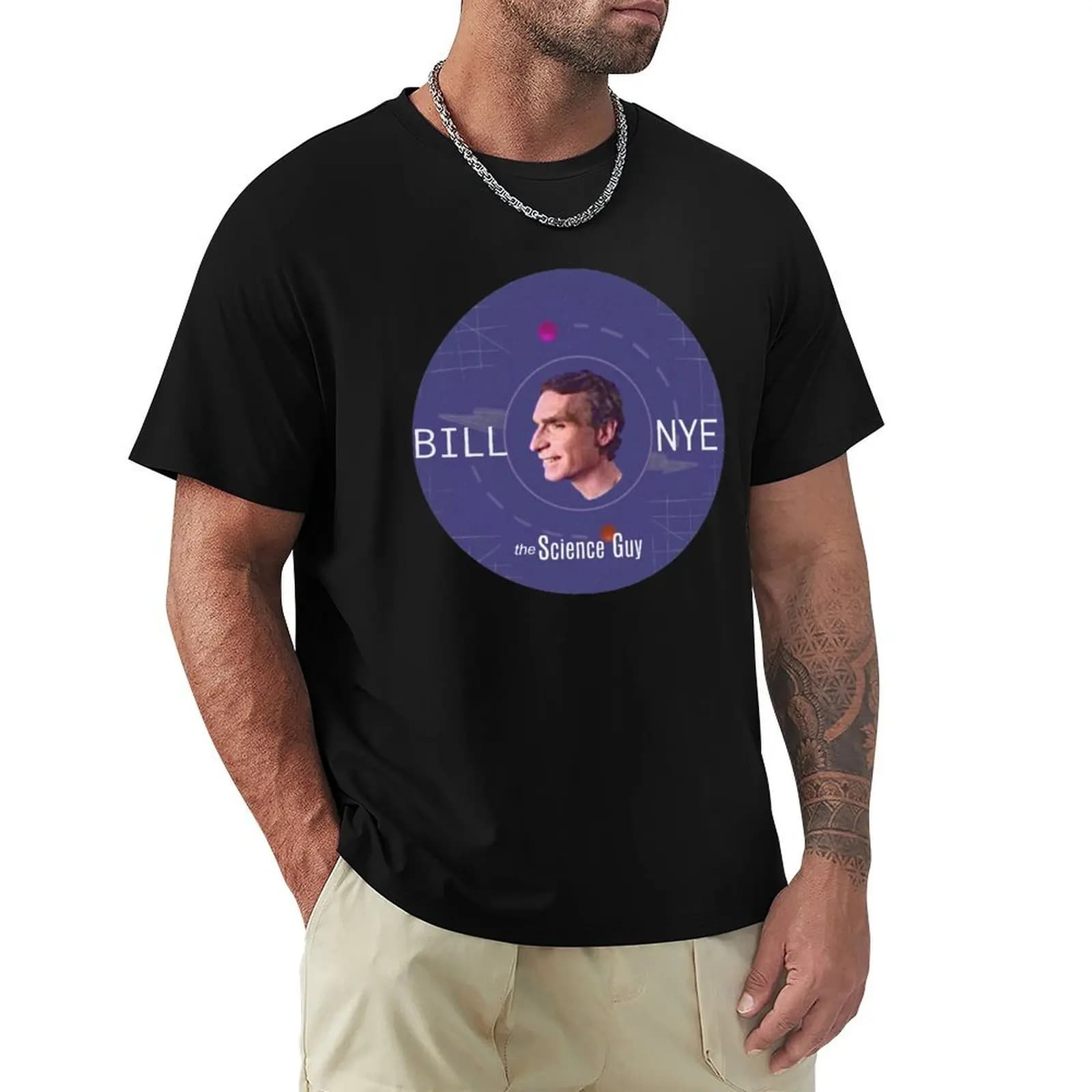 Bill Nye T-Shirt Anti-Perspiration Workout Top