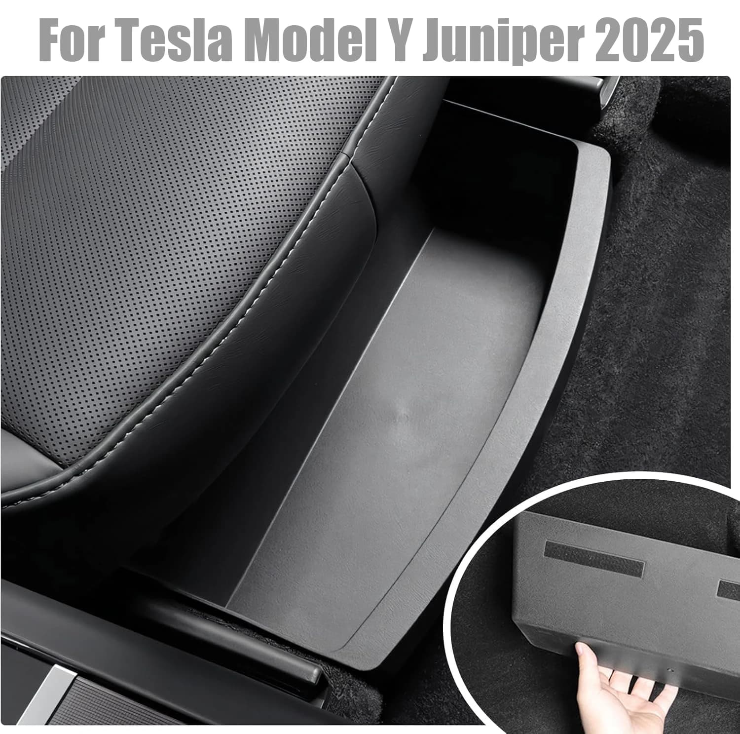 Per Tesla Nuovo Modello Y 2025 Juniper: Scatola portaoggetti sotto il sedile, organizer per sedile auto, cassetto sotto sedile, accessorio per veicolo