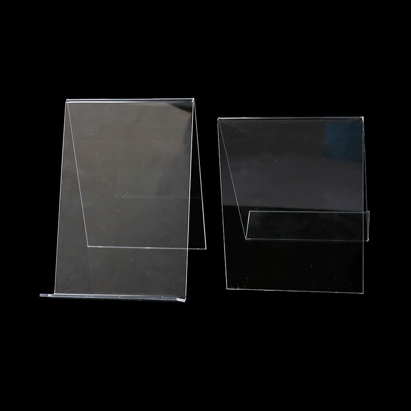Nuovo 1pc espositore per libri in acrilico cornice per foto brochure porta opere d'arte organizzatore espositore per prodotti accessori per ufficio scolastico