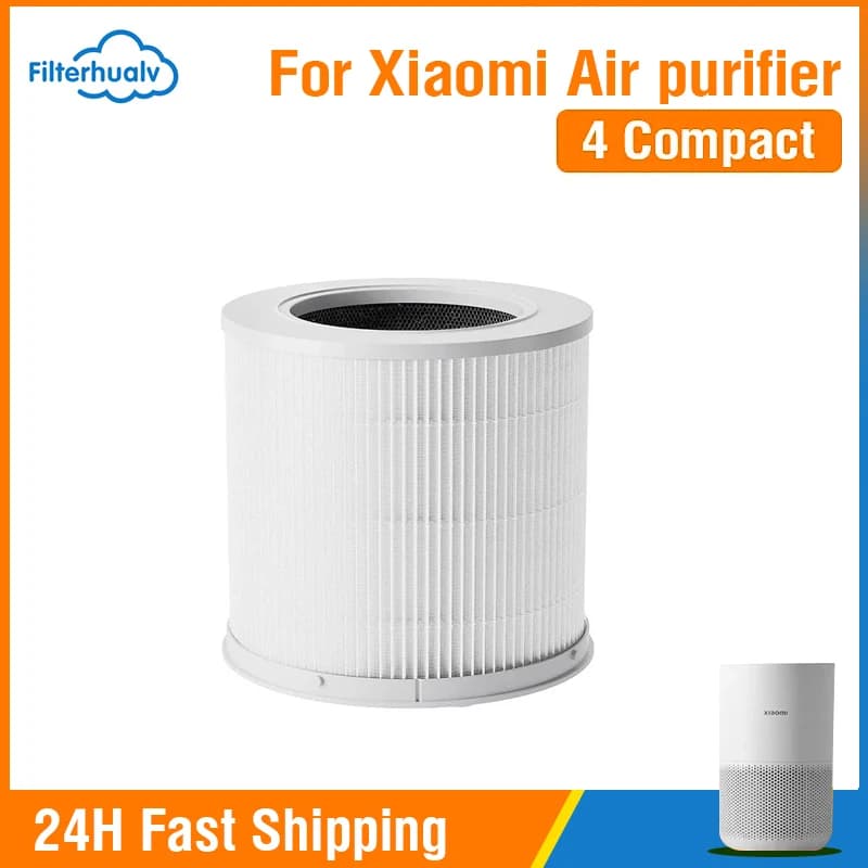 Filtro dell'aria per Xiaomi Smart Purificatore d'aria 4 Filtro compatto Purificatore d'aria intelligente 4 Compact PM 2.5 con filtro a carbone attivo
