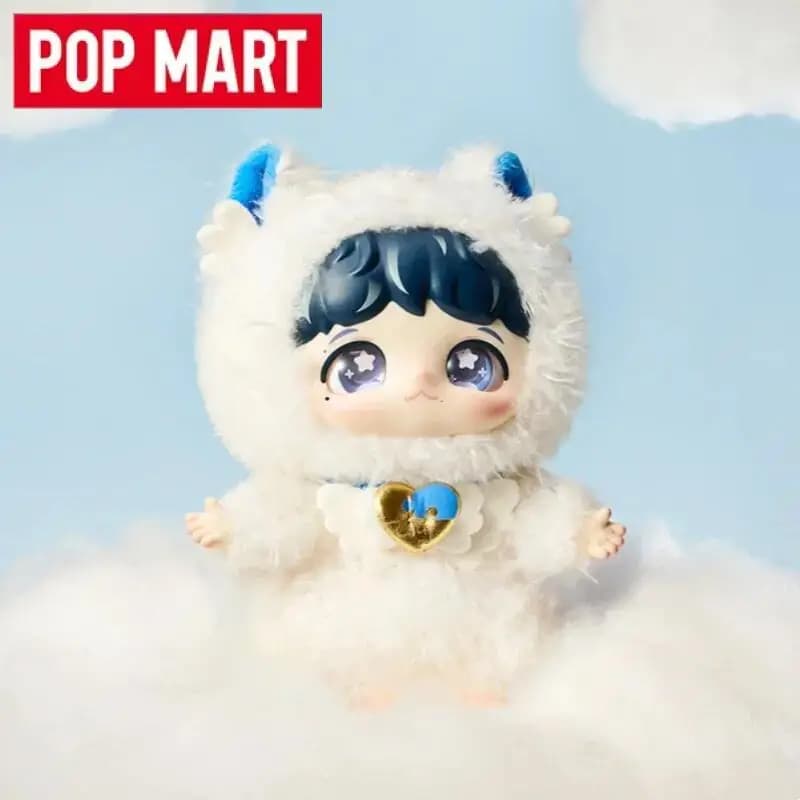 POP MART X Zhou Shen Shenself Series Trendy Blind Box Giocattoli Bambole Scatola misteriosa Action Figure Modello desktop Regali di compleanno a sorpresa