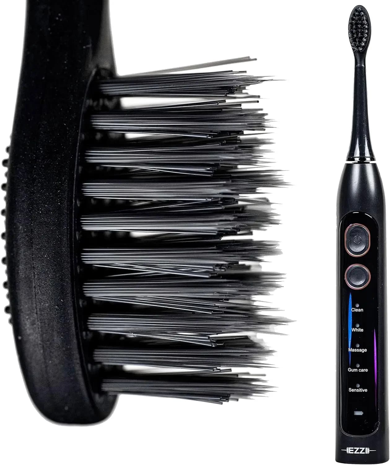 Electric toothbrush with Ultra Soft bristles, 60 Day battery, 42K Vibrations/Min for Sensitive teeth and whitening