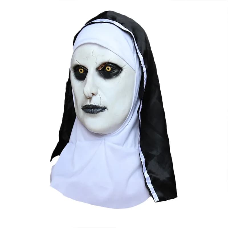 Halloween Horror Scary Suora Mask Party Role Game Fantasma Viso Puntelli Copricapo in latex Mask for parties Realistic Mascara Carnaval Mask