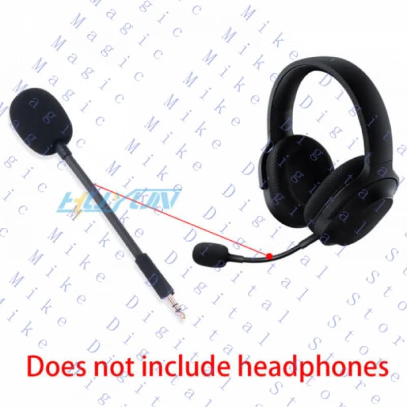 Replacement microphone H for gaming headphones Razer Barracuda X, removable microphone