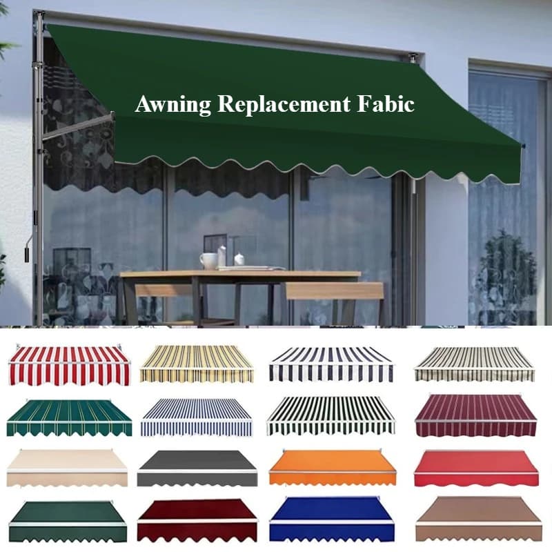 Tendalino di ricambio Fabic Porta Baldacchino Tendalino Gazebo impermeabili Tessuto UV telescopico Sostituzione banner per negozio all'aperto Oxford