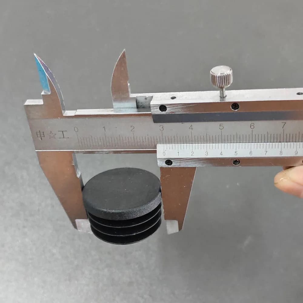 Tappo Terminale Rotondo per Tubi in PE da 12-100mm, Copertura Antipolvere per Gambe di Mobili e Sedie